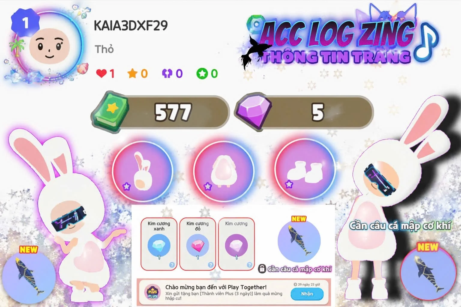 CẦN CÁ MẬP CƠ KHÍ + BỐT THỎ